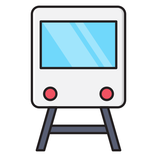 Transport Vector Stall Lineal Color icon