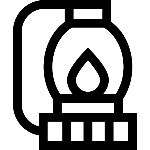 olielamp Basic Straight Lineal icoon