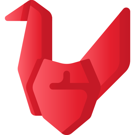 origami 3D Basic Gradient ikona