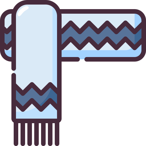 Scarf Generic Outline Color icon