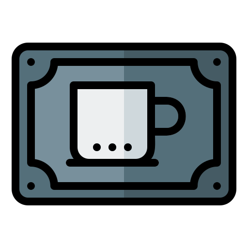 coffeeshop Generic Outline Color icoon