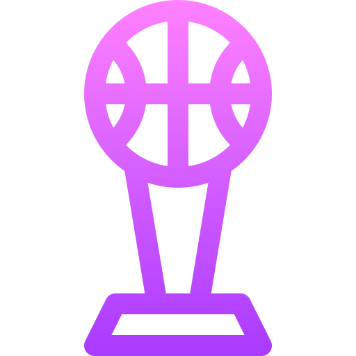 premio de baloncesto Basic Gradient Lineal color icono