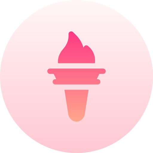 松明 Basic Gradient Circular icon