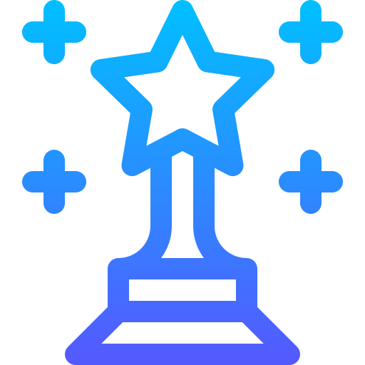 Трофей Basic Gradient Lineal color иконка