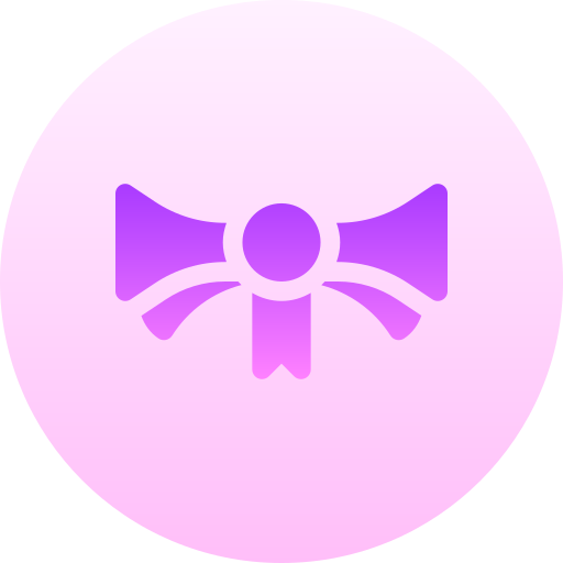 스크롤 Basic Gradient Circular icon