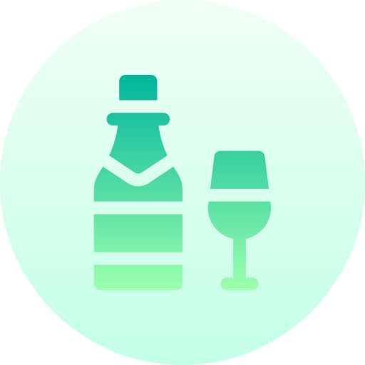 champagne Basic Gradient Circular icoon