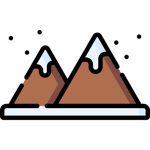 montaña Special Lineal color icono