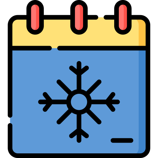 겨울 Special Lineal color icon