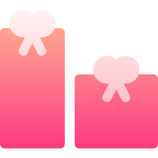 Gift Basic Gradient Gradient icon