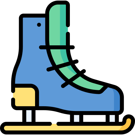 Ice skate Special Lineal color icon