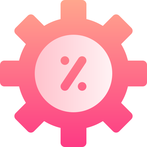 Gear Basic Gradient Gradient icon