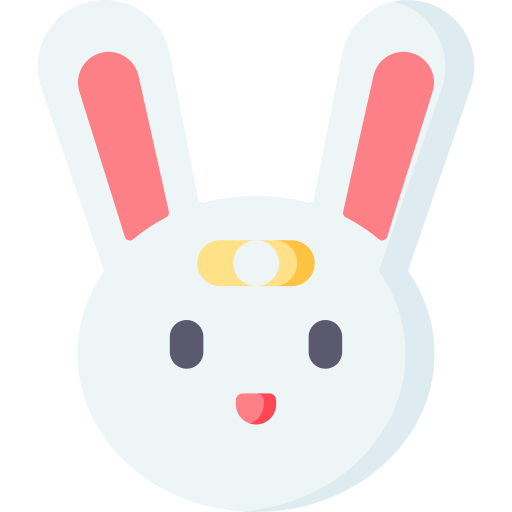 konijn Special Flat icoon
