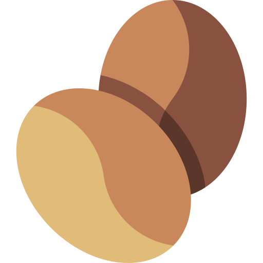 Coffee seed Basic Straight Flat icon