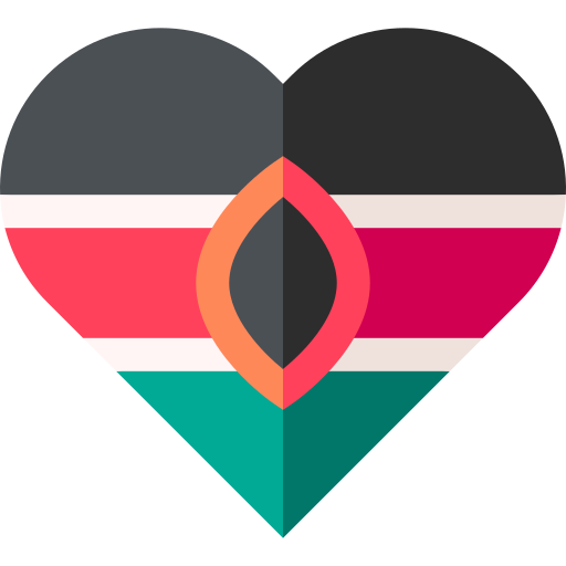 Kenya Basic Straight Flat icon