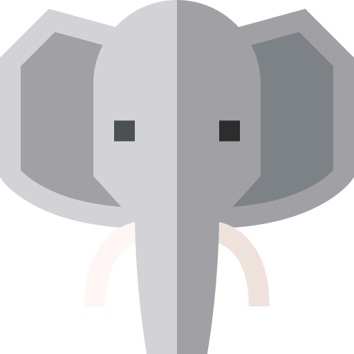 elefant Basic Straight Flat icon