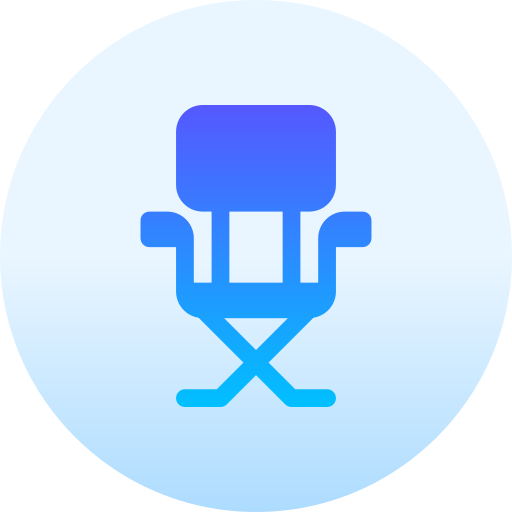 krzesło kempingowe Basic Gradient Circular ikona