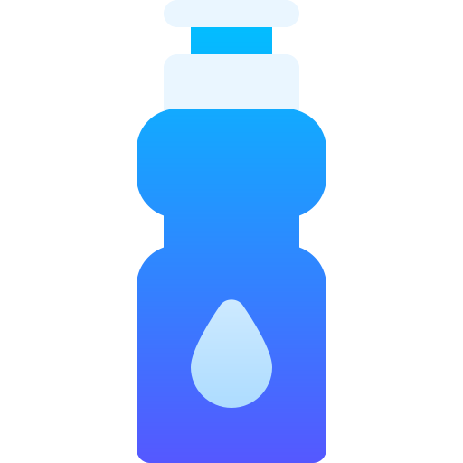 butelka wody Basic Gradient Gradient ikona