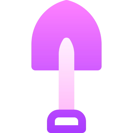 Shovel Basic Gradient Gradient icon