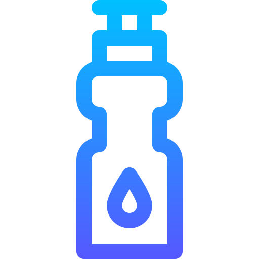 botella de agua Basic Gradient Lineal color icono