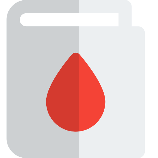 sangre Pixel Perfect Flat icono