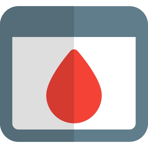 sangue Pixel Perfect Flat icona
