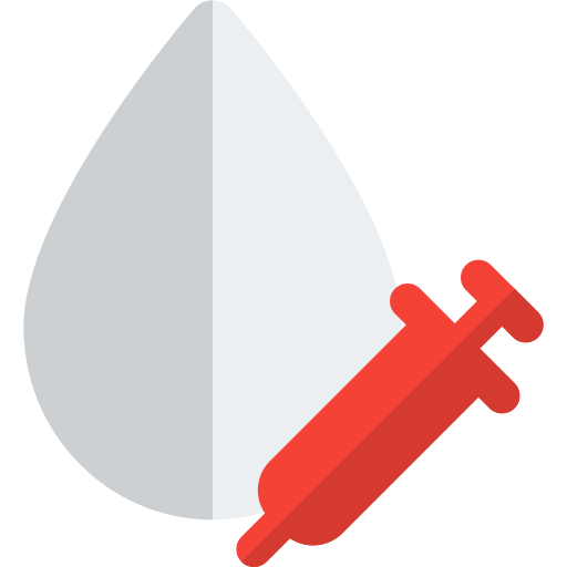 transfusión Pixel Perfect Flat icono