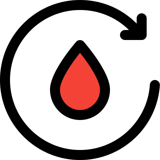 transfuzja krwi Pixel Perfect Lineal Color ikona