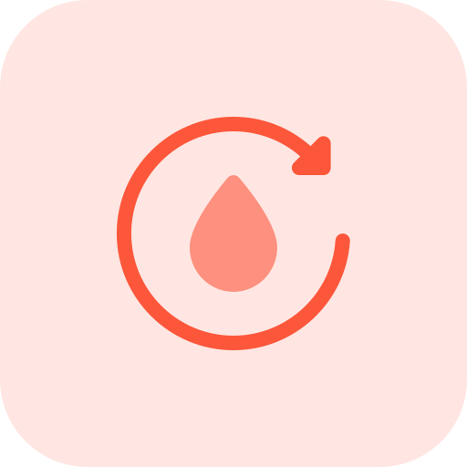 transfusión de sangre Pixel Perfect Tritone icono