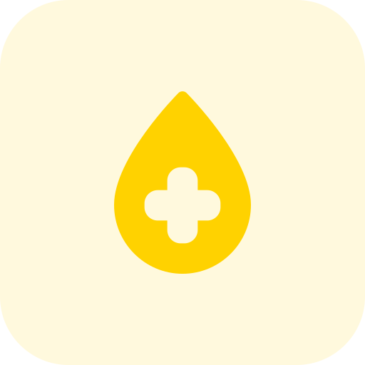Blood bank Pixel Perfect Tritone icon