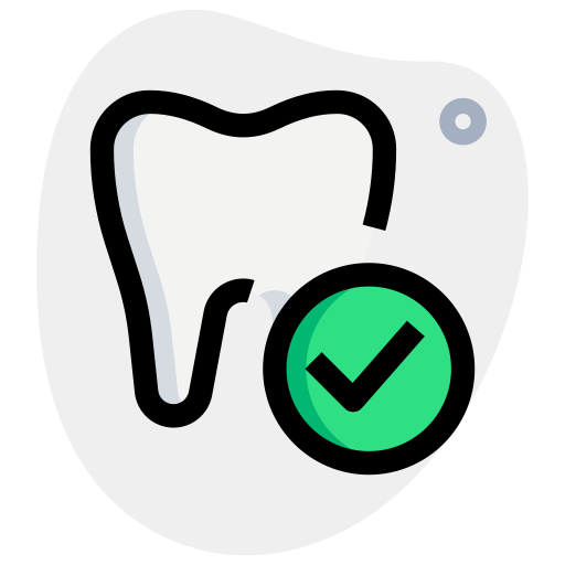 chequeo dental Generic Rounded Shapes icono