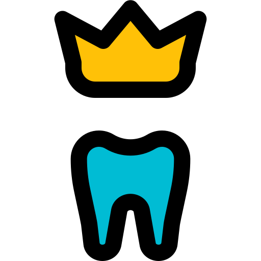 Crown Pixel Perfect Lineal Color icon