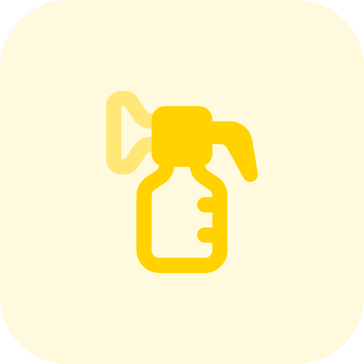 extractor de leche Pixel Perfect Tritone icono
