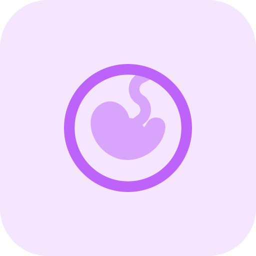 胎児 Pixel Perfect Tritone icon