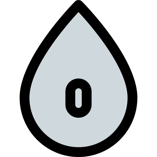 `tipo de sangre o Pixel Perfect Lineal Color icono