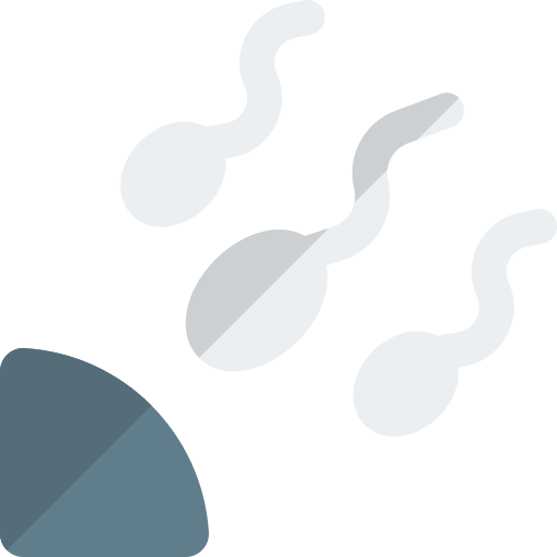 sperma Pixel Perfect Flat ikona