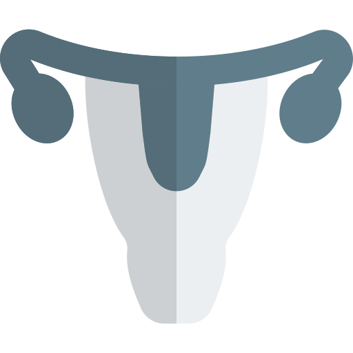 Uterus Pixel Perfect Flat icon