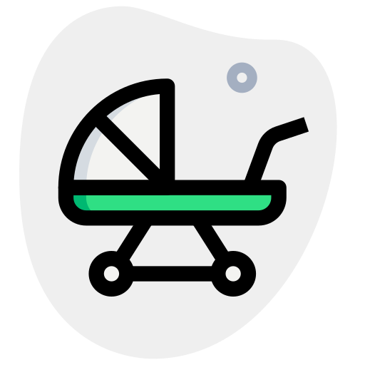 Baby stroller Generic Rounded Shapes icon