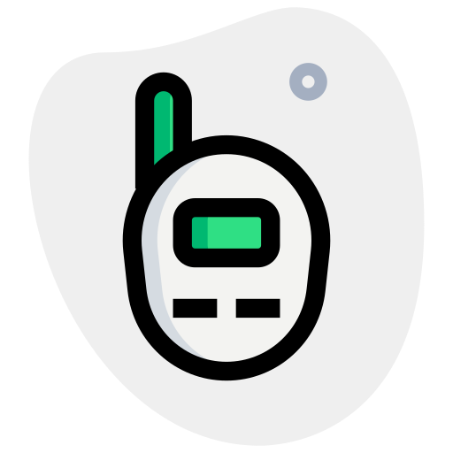 Walkie talkie Generic Rounded Shapes icon