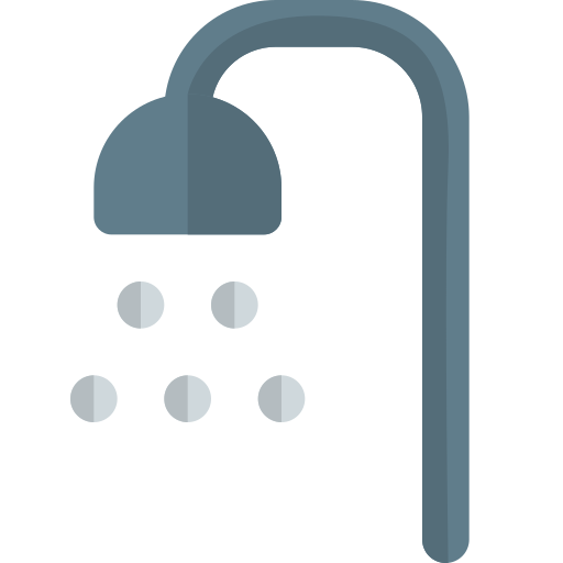 Shower Pixel Perfect Flat icon