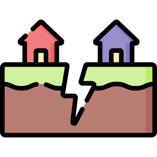 terremoto Special Lineal color icono