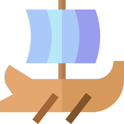 三段櫂船 Basic Straight Flat icon