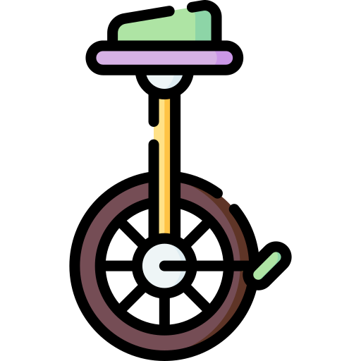 외발 자전거 Special Lineal color icon