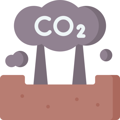 Связывание углерода Special Flat иконка