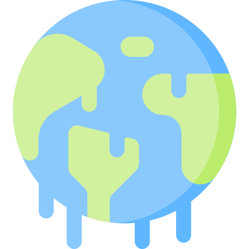 il riscaldamento globale Special Flat icona