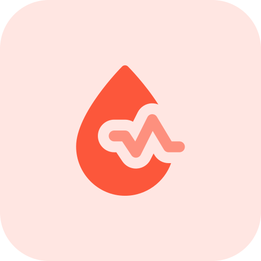 Blood pressure Pixel Perfect Tritone icon