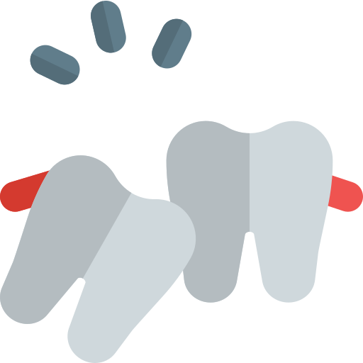 Wisdom tooth Pixel Perfect Flat icon