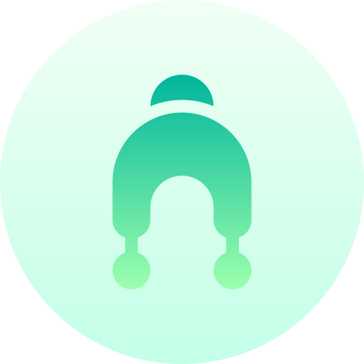 비니 Basic Gradient Circular icon