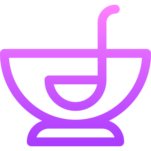 Punch bowl Basic Gradient Lineal color icon