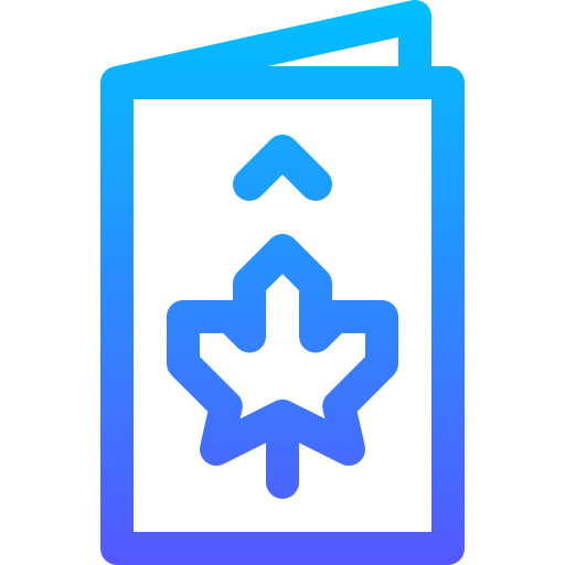 Card Basic Gradient Lineal color icon