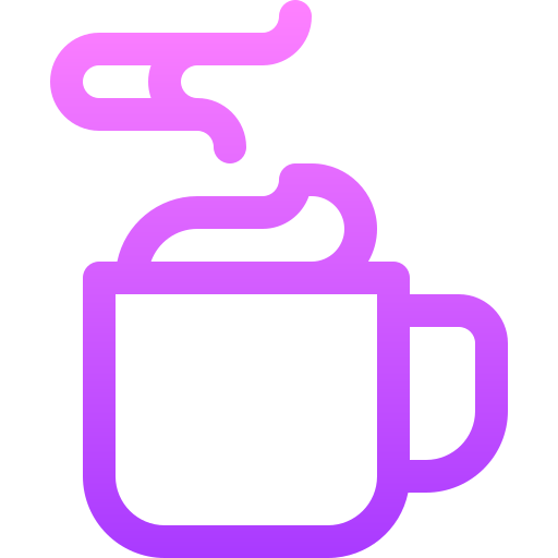 Hot chocolate Basic Gradient Lineal color icon